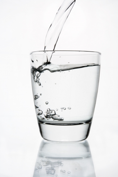 glas med vatten